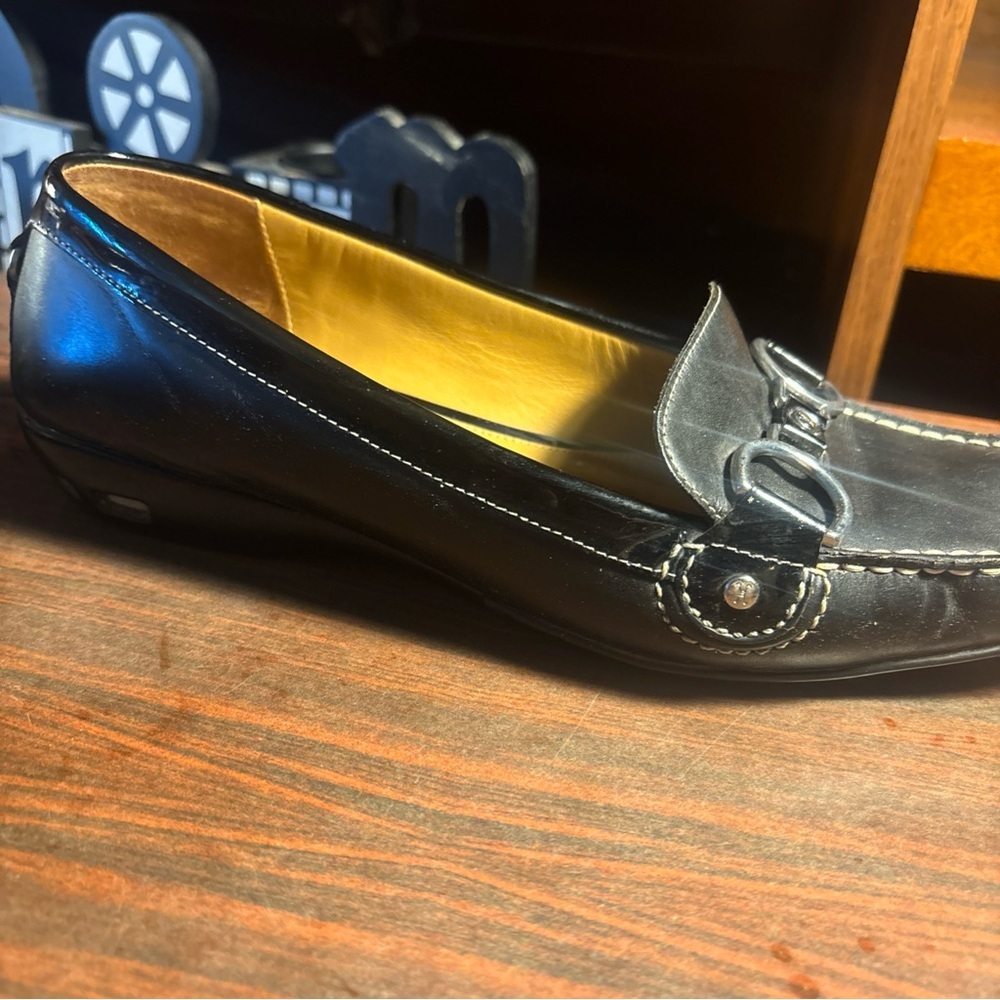 Cole Haan Black Leather Loafers - Picture 7 of 10